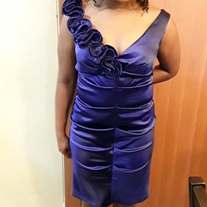 Purple part dress